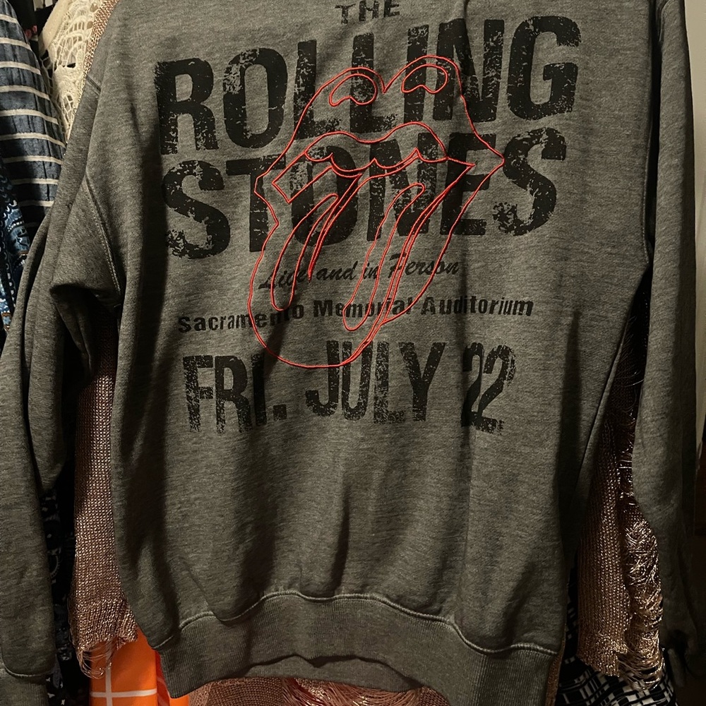 Rolling Stones Graphic Sweatshirt NWT